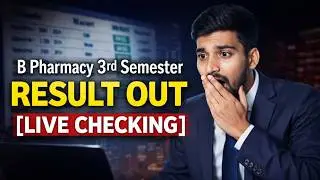 B. Pharmacy 3rd semester Result Live checking