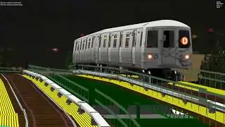 [OBND] openBVE RP Multiplayer Metro Subway Simulator: [R46] D Train to 205 st