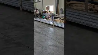 South Korea factory worker sample work (aluminum pressing and cutting) #1