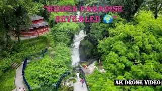 ✨ Secret Waterfall & Hidden Shiva Temple | Pokhara Drone Short