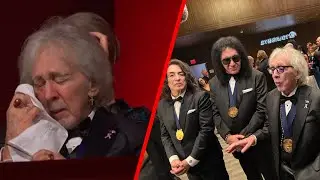 Питер Крисс плачет во время воссоединения KISS.