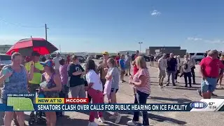 Nebraska state senators clash over calls for public hearing on McCook ICE facility plans