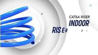 Smartech Cat6a Riser Pure Copper Ethernet Cable | High-Speed Bulk Network Cable