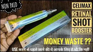 Celimax retinol shot | Celimax Retinol Shot Review | 2025 | Celimax Retinal Shot Tightening Booster