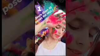 HOLI photo ideas🔫🌈|Holi poses#new #holi #photography  #2024#trending #sorts #poses