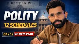 Polity Day 12 | 12 Schedules | 40 Days Prelims Plan | UPSC 2026 #indore #upsc2026 #education