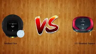 Amibot Flex vs LG Hombot Square   -  Robot Vacuum Comparison