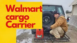 A quick review of the 500 pound walmart hitch cargo carrier