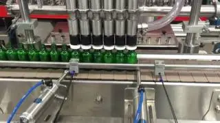 Pressure Overflow Bottle Filler Model GI3300, 6 overflow nozzle 0 250 in
