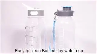 Bottled Joy With straw Water Cup - Best Outdoor Sport Water Cup