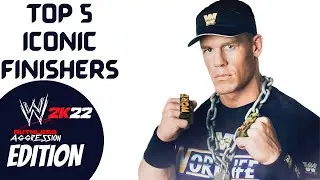 WWE 2K22 5 Most ICONIC FINISHERS | Ruthless Agression Era