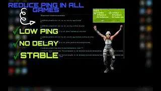 ⛏️HOW TO REDUCE PING IN ALL ONLINE  GAMES (Complete Guide)🔧