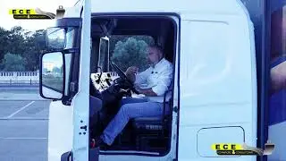 Posição de condução em veículos pesados