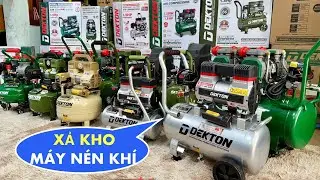 🔥 TỔNG XẢ KHO MÁY NÉN KHÍ DEKTON Máy dầu – máy khô – bình sắt – bình nhôm giảm SÂU, Tặng quà hấp dẫn