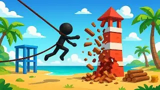 Arcade Rope Gameplay – Swing, Smash & Upgrade Like a Pro - EP 02