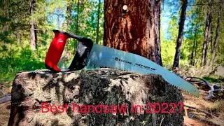 Лучшая ручная пила 2022 года? Обзор ручной пилы Corona 18 дюймов с острыми зубьями. Пила для выживания в лесу: