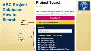 IBT ABC UTC 2 How to Search ABC Project Database v1