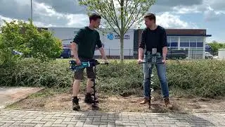 Makita grondboor vs. EGI RJ110 Accu- grondboor houder