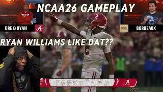 RYAN WILLIAMS COOKED THEM!!!! FIRST LOOK & REACTION TO COLLEGE FOOTBALL NCAA 26 GAMEPLAY!!!!