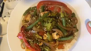 Salteado de Verduras con Tofu