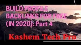 Part 4:Profile Backlinks Bangla Tutorial।Profile Backlink|Backlinks SEO Tutorial 2020#BanglaTutorial