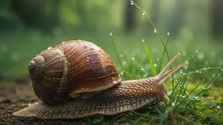 Looking for beautiful animals, snails are gathering again