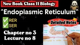 Chap#3|Endoplasmic reticulum|RER and SER|FSc biology part 1|New Edition Book 