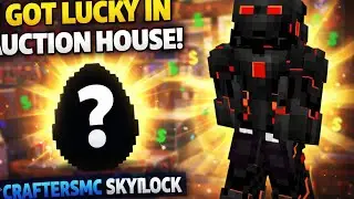 I got lucky in Auction House in Craftersmc skyblock 