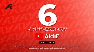 Channel AldiF Genap 6 Tahun: Aku Bangga karena Masih Terus Berkarya!