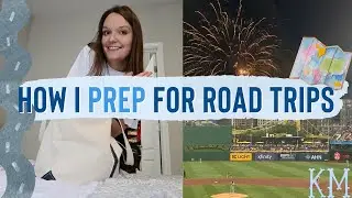 How I prep for road trips: packing tips + pack w/me, road trip bag, making to do lists and more!