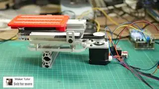 DIY Mini pallet AS/RS Automated System cycle testing