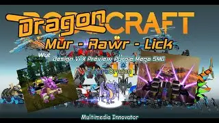 RoboCraft Design Preview Purple Mega SMG