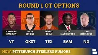 Pittsburgh Steelers Draft Rumors: Offensive Tackle Targets + Passing On A QB?