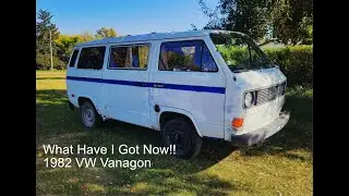 1982 VW Vanagon my latest purchase what Have I done?