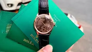 [ Em Lướt Tuyệt Đẹp ] Đồng hồ Rolex Cellini Dual Time 50525 Lướt 2018