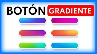 ➡️como Hacer un BOTON con FONDO GRADIENTE en HTML y CSS
