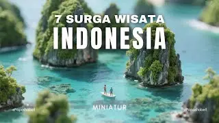 MINIATUR 7 SURGA DUNIA DI INDONESIA #kartun #anime #quotes #kampus #cartoon  #3d #cilok  #storytime