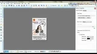 ID Badge Maker Software to create and print identity cards