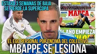 MBAPPE SE LESIONA POR 3 SEMANAS : CUANDO EL ÉXITO INDIVIDUAL ESTÁ POR ENCIMA DEL COLECTIVO...