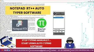 Image To Notepad RT++ Auto Typer Software | Notepad RT++ Auto Typer Software