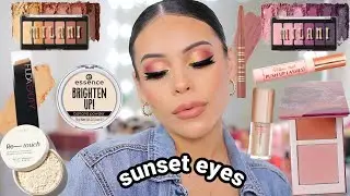 Get Ready With Me: Using my Milani holiday kits 😍 EASY SUNSET EYES