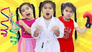 Suri and Annie Pretend Play Professions | Kids Chooses New Profession Careers and Jobs