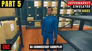 Restockers Can't Keep up in Supermarket Simulator PART 5 | Long Play Series (No Commentary)