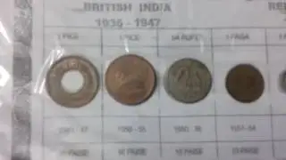 World currency coins display