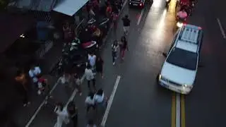 Dance parade sinulog kabataan lagtang kawayanan jan 10 2026 drone shot dji mini 2