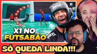 FOMOS DESAFIADOS NO X1 DE FUTSABÃO 😳🫧  Reversão // REACT