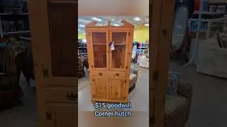 Реставрация Goodwill Hutch за 15 долларов: замена отсутствующей полки на поддон из дерева #сделай...