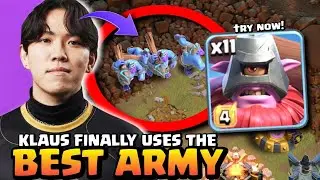 Klaus FINALLY Uses THROWER Army at TH18