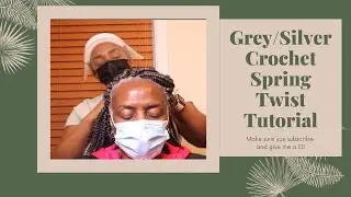 GREY/SILVER CROCHET SPRING TWIST TUTORIAL