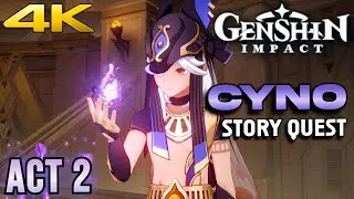 Cyno Story Quest | Lupus Aureus Chapter: ACT 2 | Genshin Impact | 4K60FPS